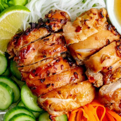 Bún Gà Nướng 